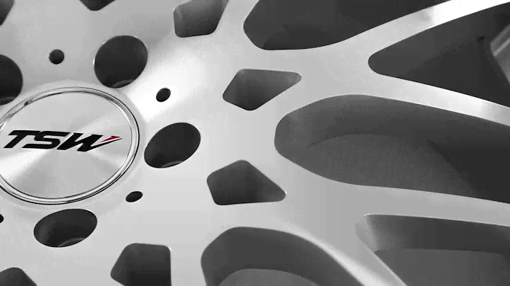 TSW Alloy Wheels Rascasse - Silver with Machine Face W Chrome Stainless Lip 1