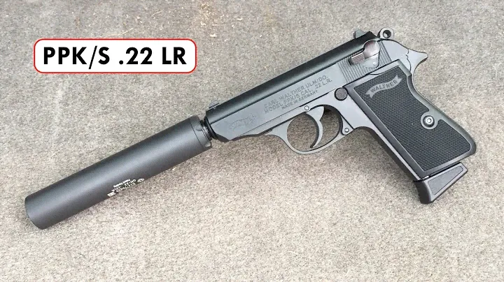 Shooting a Walther PPK/S .22 LR pistol with a Gemtech GM-22 Suppressor!