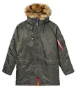 Парка Alpha Industries N-3B Slim Fit Replica Grey (серая)