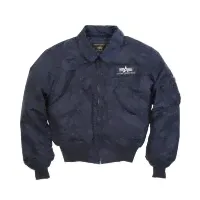 Куртка-бомбер Alpha Industries CWU 45/P Flight Jacket (Replica Blue)