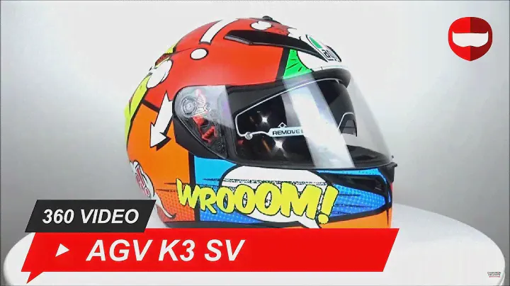 AGV K3 SV Balloon Helmet - ChampionHelmets.com