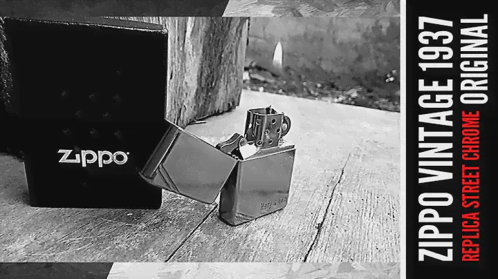 KOLEKSI KOREK ZIPPO VINTAGE 1937 ORIGINAL /  Zippo vintage 1937 replica STREET CHROME