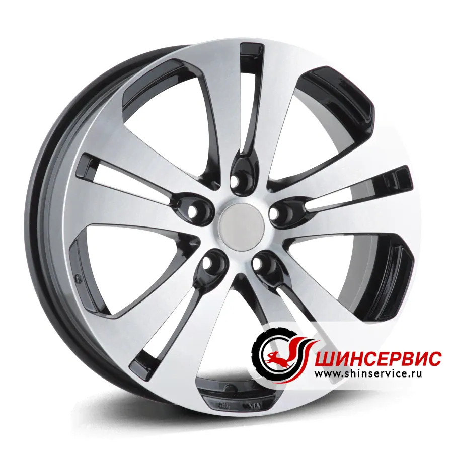 Купить литой диск Replica H Ki11H черный с полированной лицевой поверхностью 18"x8J PCD 5x114,3 ЕТ 40,5 ЦО 67,1 в Москве и области в интернет-магазине ШИНСЕРВИС-0