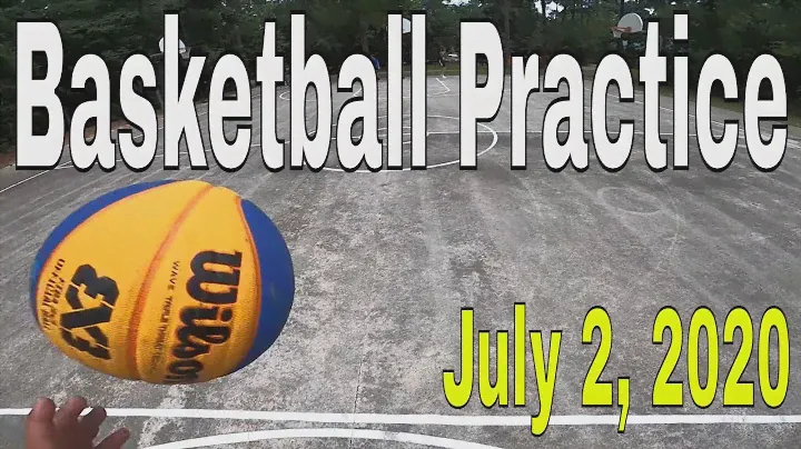 🏀 Basketball Practice | Wilson FIBA 3X3 & Wilson NCAA Replica Black & Gold Basketball | July 2, 2020
