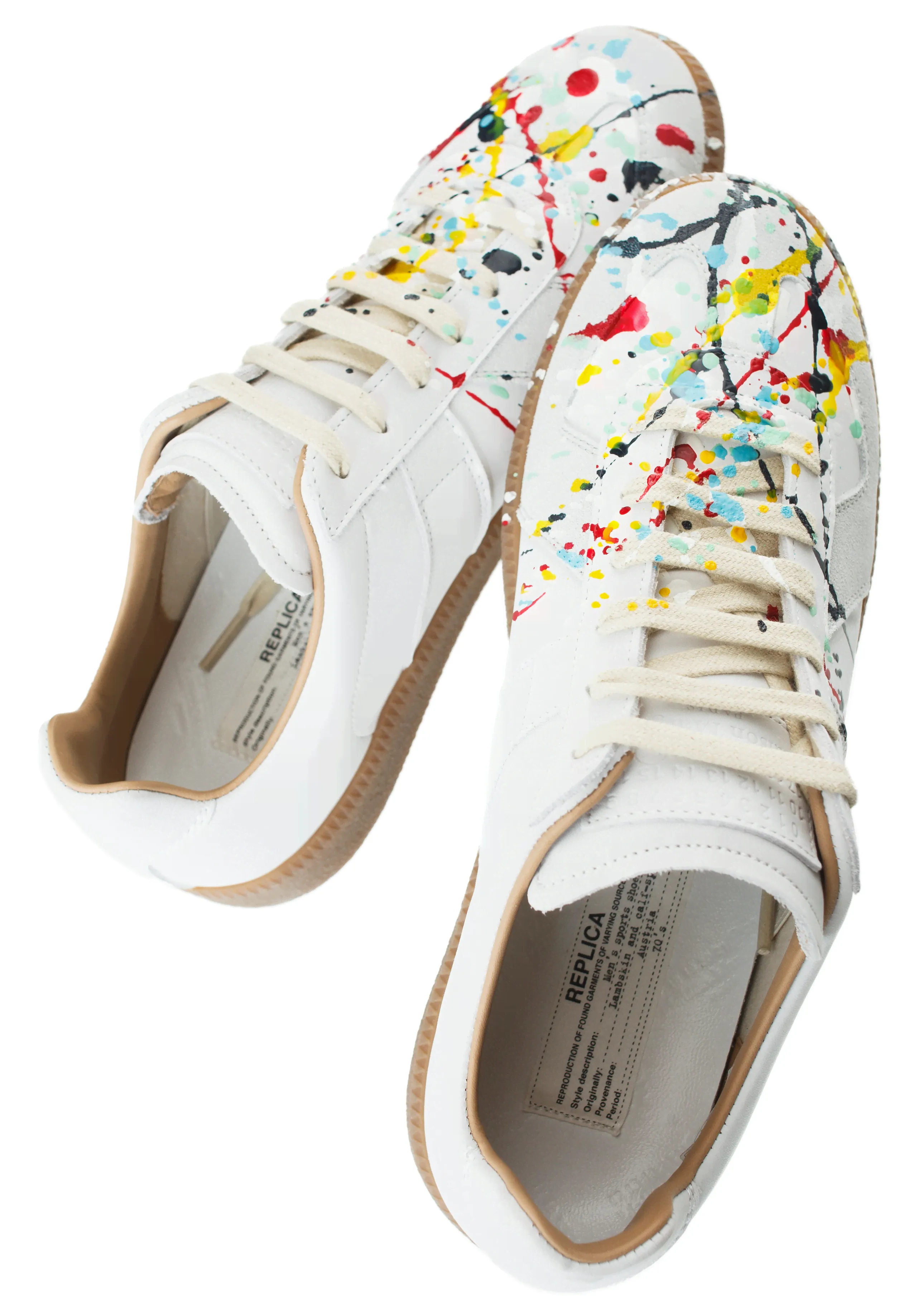 Кожаные кеды Replica Painter Splatter-1