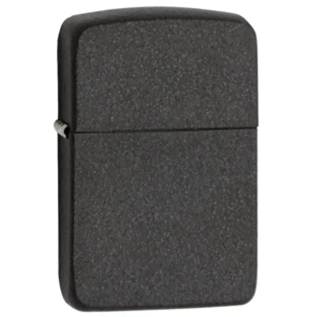 Зажигалка Zippo 1941 Replica, латунь с покрытием Black Crackle, черный, матовая, 36х12x56 мм