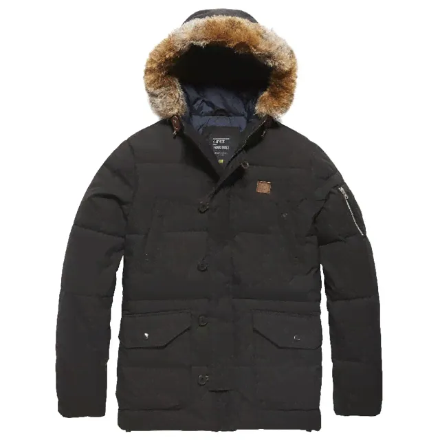 Vintage Industries - Medway parka - Replica Grey-0