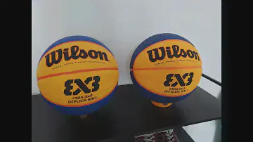 Wilson 3x3 FIBA Replica Basketball impression. High Quality Rubber is different!