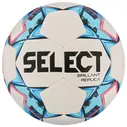Мяч футбольный SELECT Brillant Replica, размер 4, 32 панели, ПВХ, машинная сшивка, цвет белый/голубой