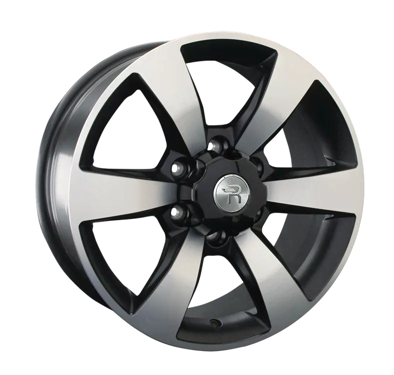 Диск Replica Replay GN61 R18 7,5j 6/139,7 ET33 D100,1 черный матовый полированный+порошковый лак
