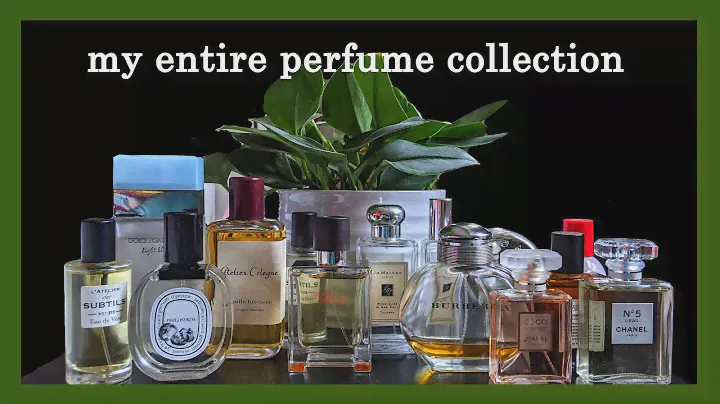 🌊 incredibly chatty perfume collection/inventory at the start of my no buy year 🌳