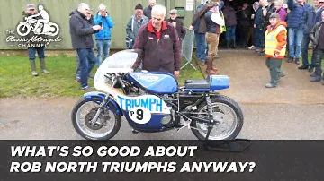 Rob North / Triumph F750 replica - quick look & start-up