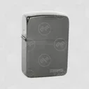Зажигалка ZIPPO 1941 Replica Zippo Logo с покрытием Black Ice, материал латунь, чёрная, матовая, ZIPPO-24485, ZIPPO