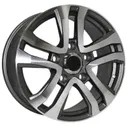 Replica TY200-1 8,5J*R20 5*150 ET58 DIA110,1 Machined Gray