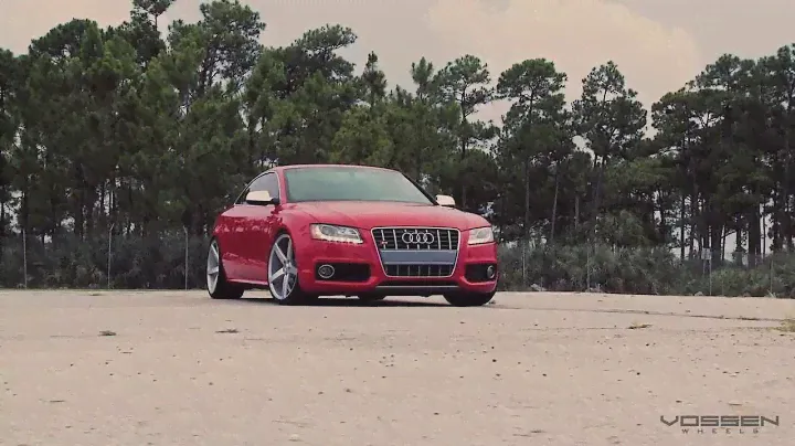 Audi S5 on 20" Vossen VVS-CV3 Concave Wheels / Rims