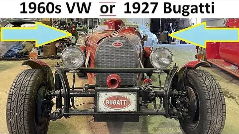 1927 Bugatti Type 35B Race Car Replica |  1960s Volkswagen | Old Car Fun unlike a Corvette