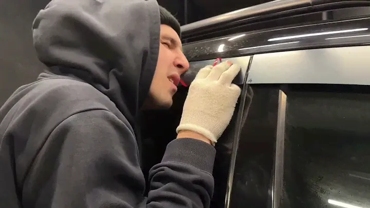 Видео инструкция по установке плоских дефлекторов на Мерседес GL X164 #mercedes #tuning #cars