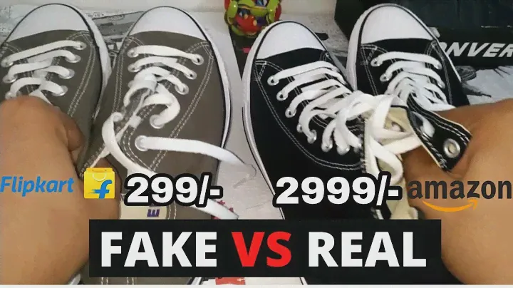 HOW TO SPOT FAKE  CONVERSE ALL STAR - FAKE vs ORIGINAL COMPARISON | Best Budget Sneakers For College
