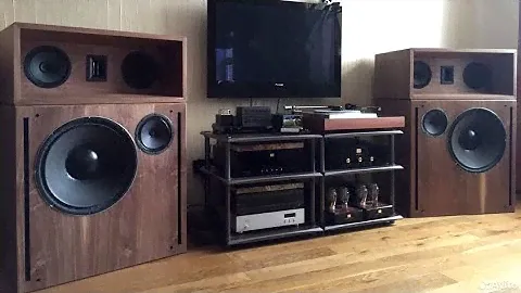 Рупорная акустика,, Stereo Lab" by ,, Genelec model Al professional" сделано в Германии!