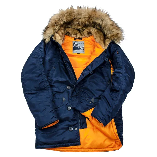 Куртка Nord Denali N-3B Husky (replica blue/orange) XS (РОС 46)