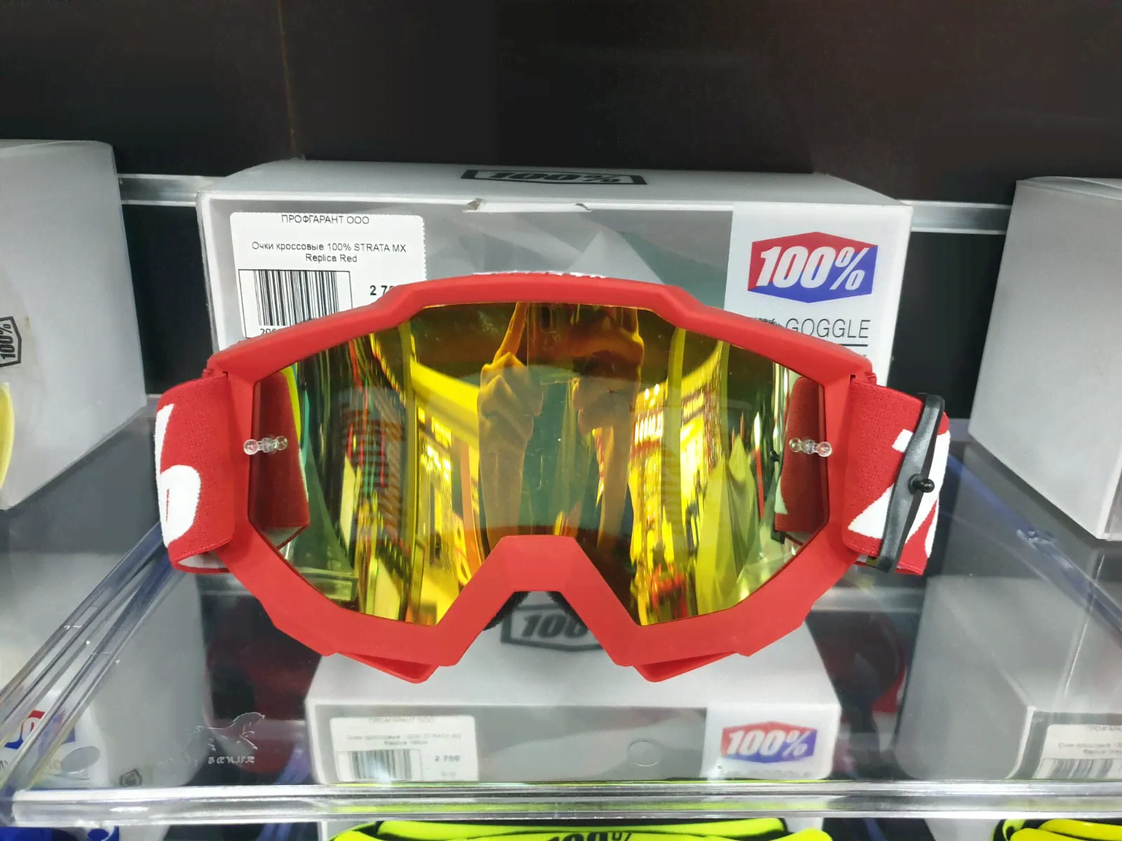 Очки кроссовые 100% STRATA MX Replica в ассортименте-0