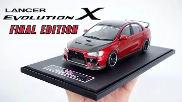 Building A Replica Mitsubishi Lancer Evolution X Model Car. 1/24 Scale, part 2