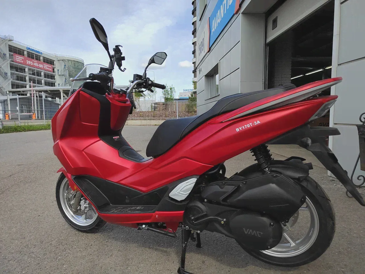 Скутер VMC (VENTO) PCX (replica Honda PCX) сигнализация (RED) с ЭПТС-0