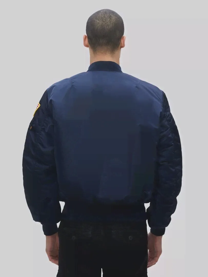 Куртка-бомбер Alpha Industries NASA MA-1 (Replica Blue)-2