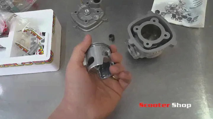 Комплект Malossi MHR Replica 70cc для Aprilia SR50R, распаковка