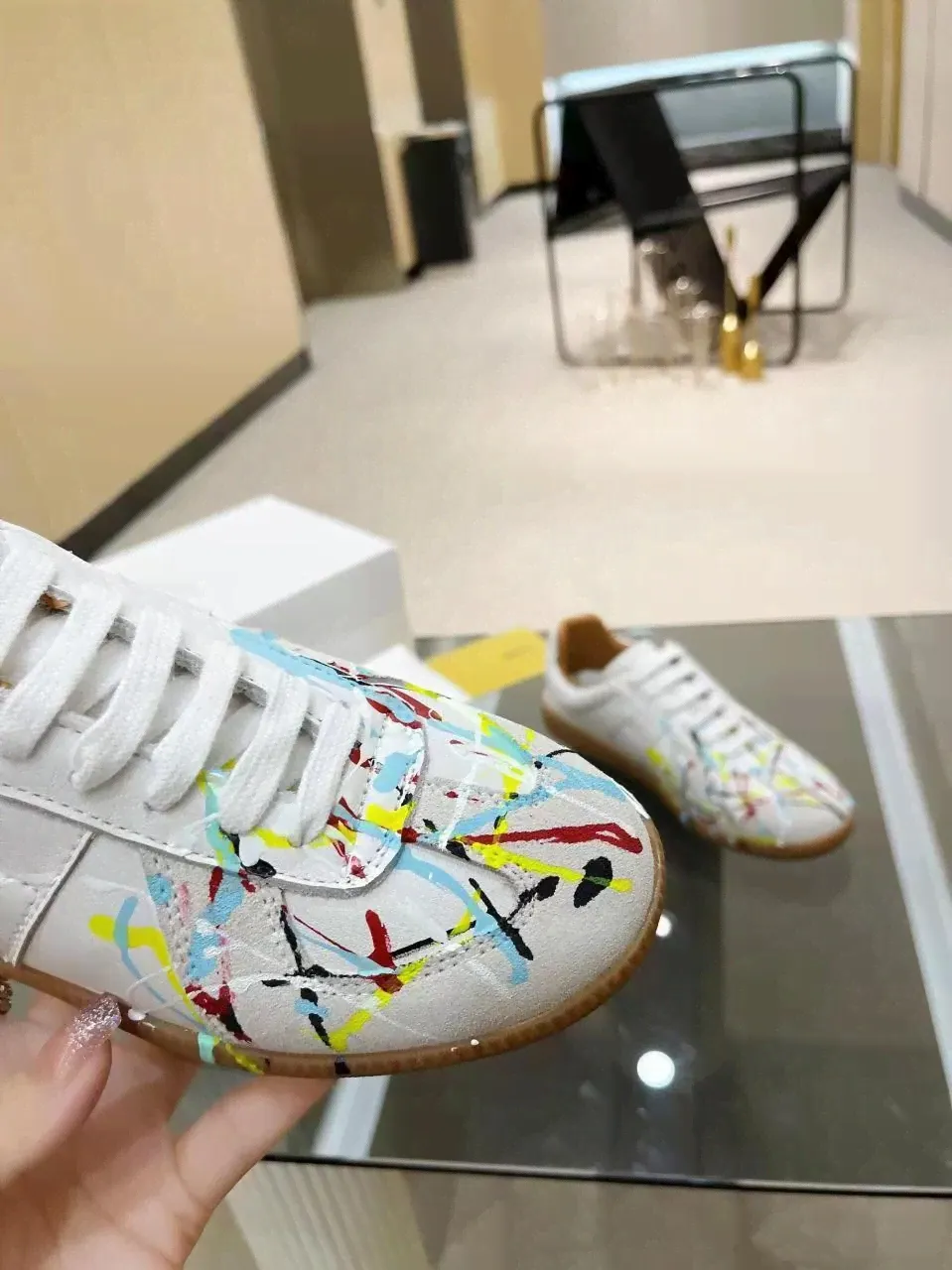 Кроссовки Maison Margiela Replica Paint-4