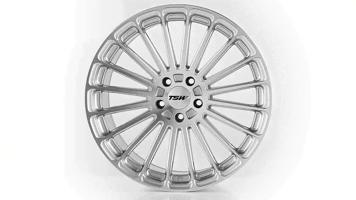 TSW Alloy Wheels - the Turbina in Silver W Mirror Face