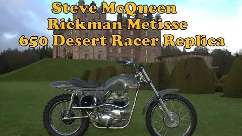 Steve McQueen Rickman Metisse MK3 650 Triumph Replica