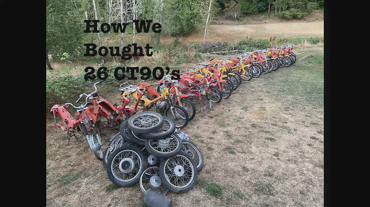 The Most Motorcycles We've Ever Bought / 26 Honda Trail 90's
