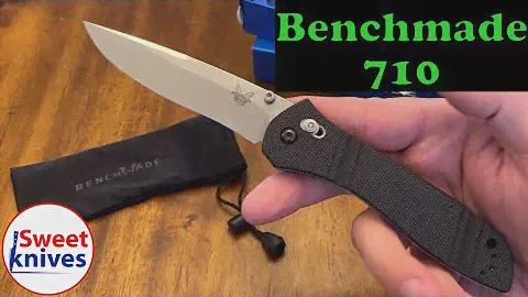 [139] Benchmade 710 M390 McHenry & Williams Knife Review - Sweetknives Best Knife EDC 2020