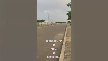 CBR 250RR SP VS ZX25R VS SONIC 180CC