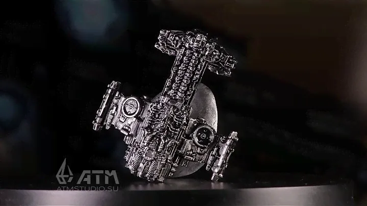 [ATM] Hyperion Terran Battlecruiser ship replica StarCraft collector's figure Pure Metal miniature