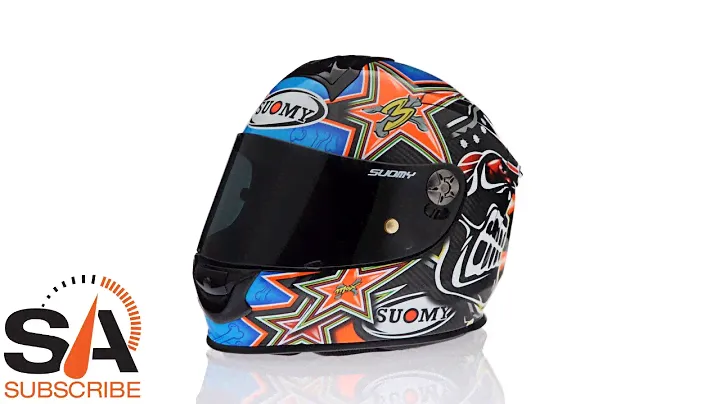 Suomy SR Sport Carbon Biaggi Blue Helmet