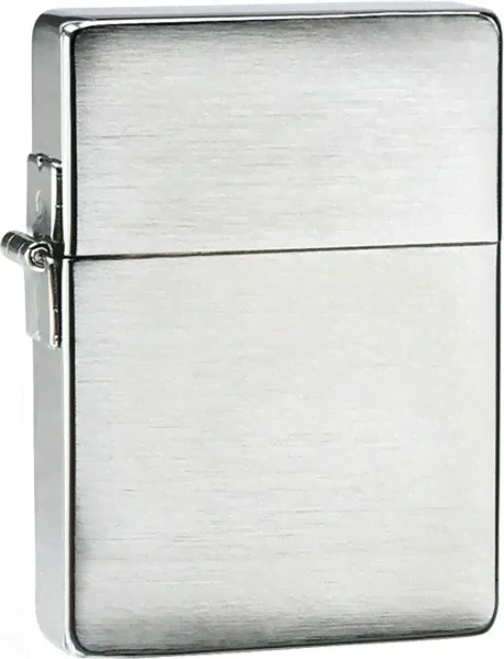 Зажигалка ZIPPO 1935 Replica™ с покрытием Brushed Chrome, латунь/сталь, серебристая, 37x13x52 мм № 1935.25-0