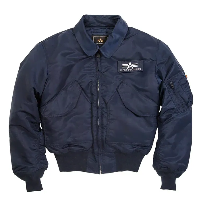 Куртка ALPHA INDUSTRIES CWU 45 FLIGHT JACKET REPLICA BLUE-1