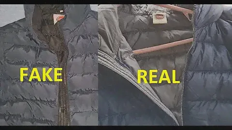 Colmar down jacket real vs fake. How to spot fake Colmar jackets