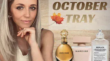WHAT'S ON MY OCTOBER TRAY? 8 Fragrances I'm wearing this October  🍁🍂👻