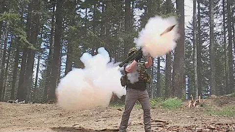 Firing 3D printed Recoilless launcher